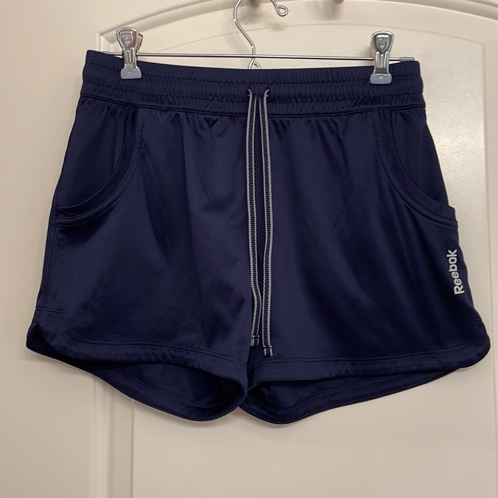 Reebok Navy Blue Athletic Shorts Size Small